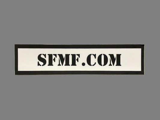 #011  SFMF LARGE STICKER