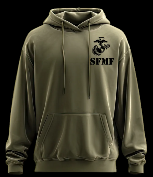 CLASSIC SFMF EGA OD GREEN HOODIE