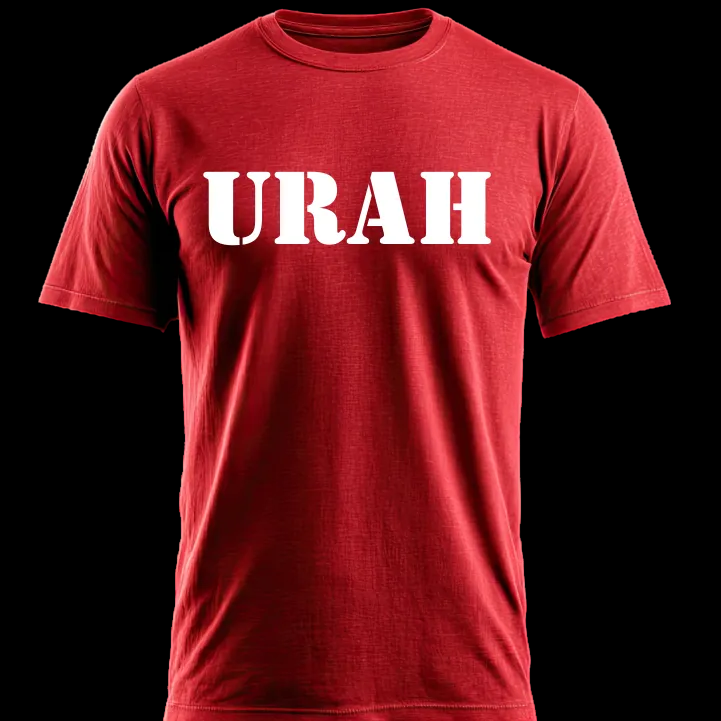 #0002 RED URAH T-SHIRT