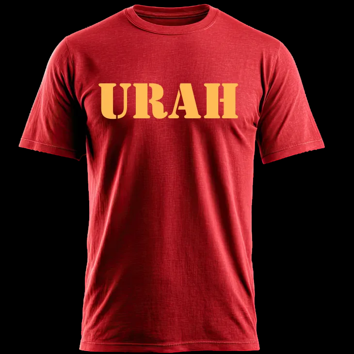 #0002 RED URAH T-SHIRT