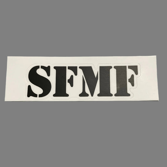 #001 "SFMF" sticker